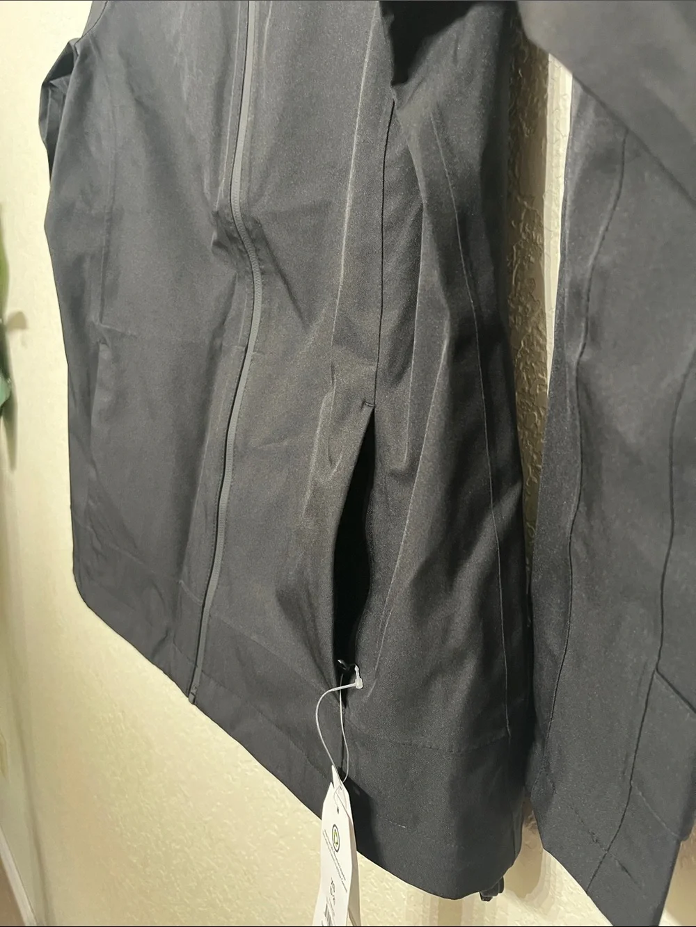 Time and Tru Black Hooded Women's Size XS Raincoat